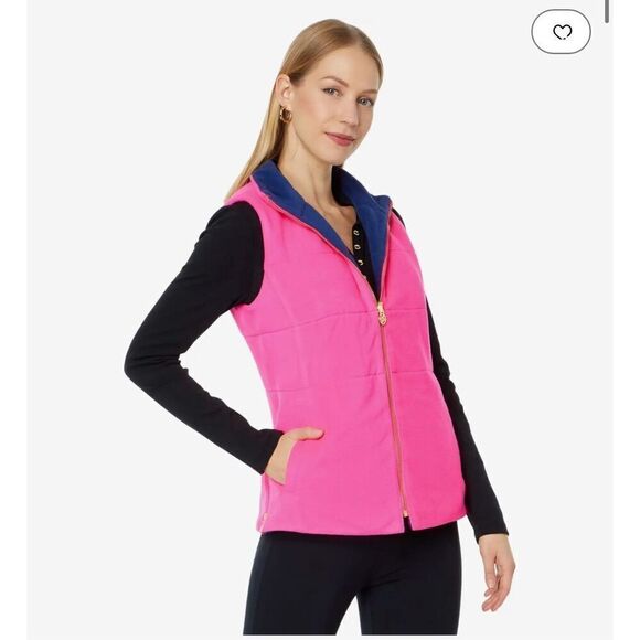 Lilly Pulitzer Brooklee Reversible Vest size small - Picture 1 of 8